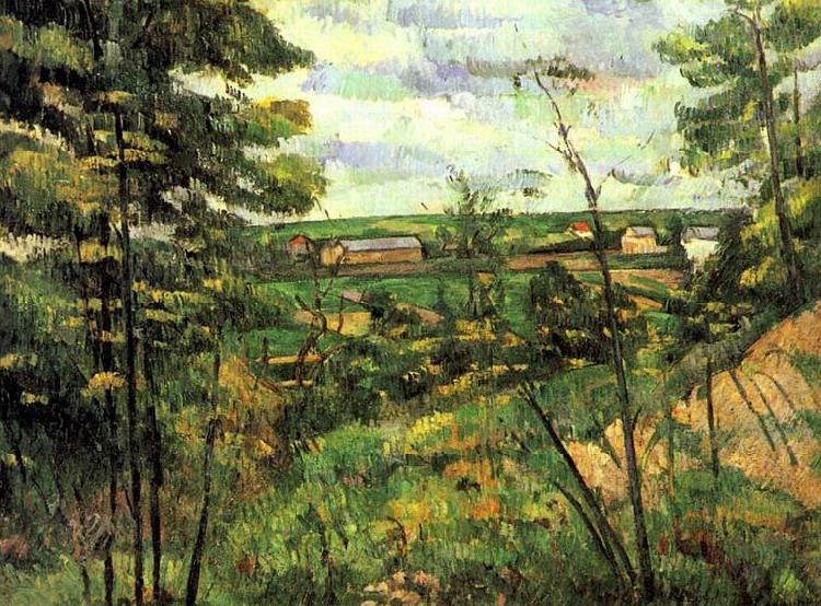 Paul Cezanne Das Tal der Oise Norge oil painting art